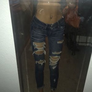 American Eagle ripped distressed jeans